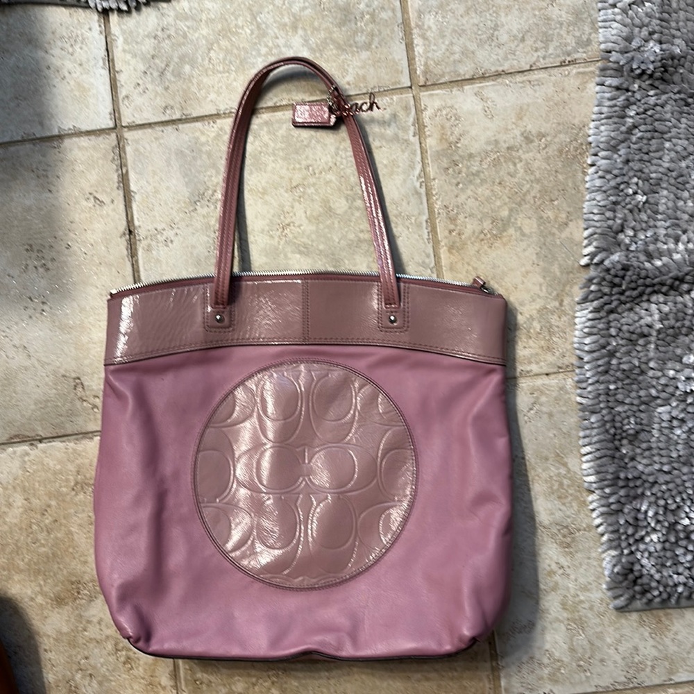 Lavender Coach Purse